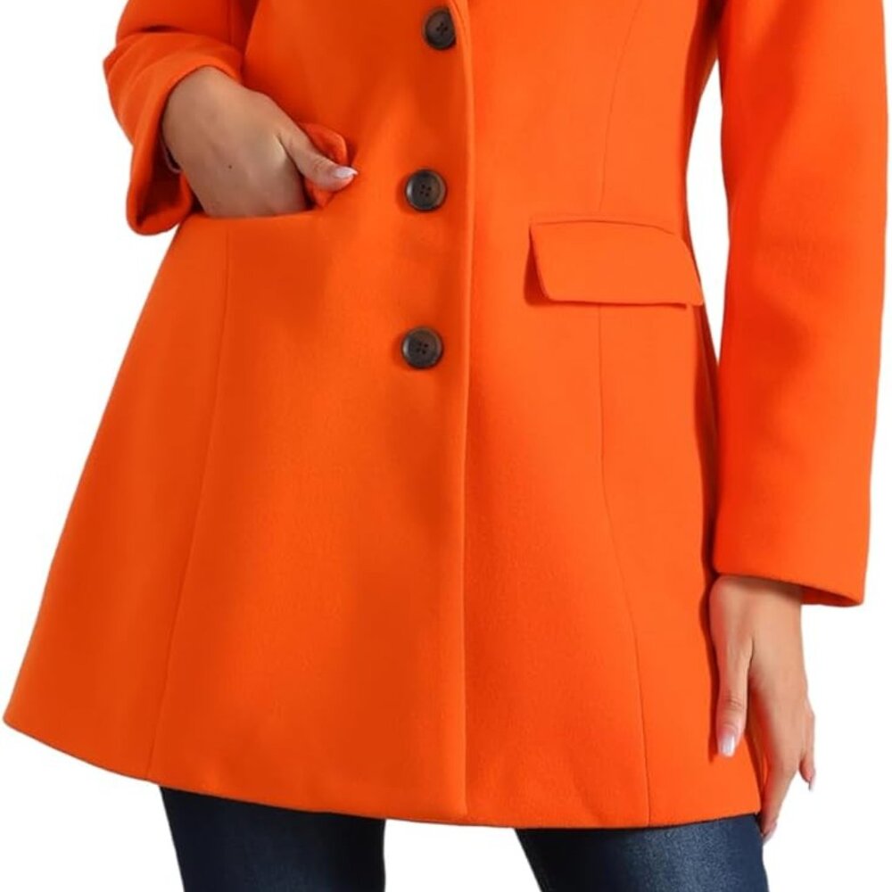NWT Alegra K Orange Coat m - Picture 13 of 14